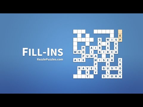 Fill-Ins · Word Fit Puzzles Video
