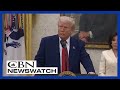 US Military Ready To Strike Iran Trump Says End Gaza War CBN NewsWatch June 11 2025