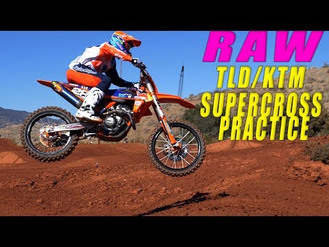 RAW 250 Supercross Practice with team TLD/KTM -Dirt Bike Magazine