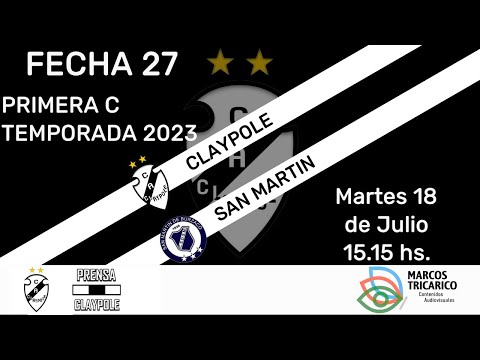 #PRIMERA C | CLAYPOLE - SAN MARTIN | FECHA 27