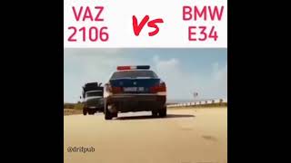 VAZ 2106 vs BMW E34