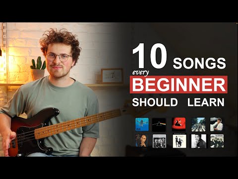 10 Songs Every BEGINNER Bass Player SHOULD LEARN