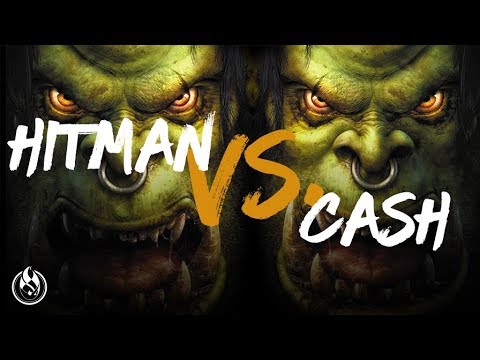 Fight Night: Hitman (Orc) vs Cash (Orc) w/ Grubby & Kendric - Warcraft 3 Gameplay