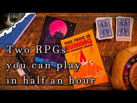 Wands & Laserguns and This Frog is Ruining my Dungeon Crawl | Double RPG Review