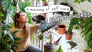 A Cosy Planty Morning of Self Care + Existential Chats 💚
