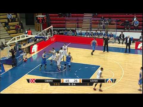 ABA Liga 2014/15, Round 26 match: Cibona - Levski (22.3.2015)