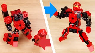 Micro ninja power up suit bot - Ninja Armorbot
