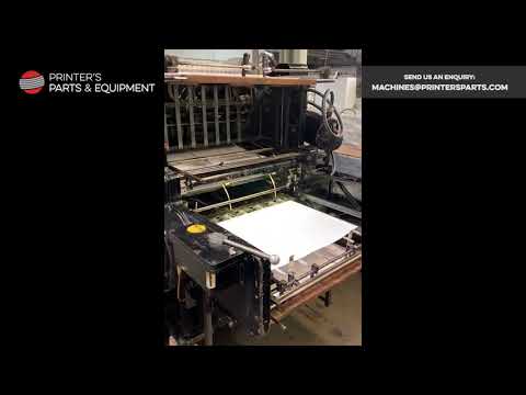 1958 Heidelberg S Cylinder