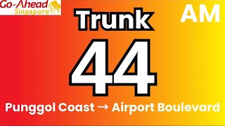 Go Ahead Trunk 44 (AM Peak) | Hyperlapse & Route Visual