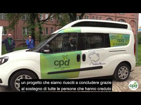 Consegna del nuovo mezzo omologato - donato dall'Associazione "I Sogni di Nonna Marisa"