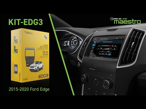 iDatalink Maestro KIT-EDG3 - Installation tutorial for 2015-2020 Ford Edge with 4.3" MyFord Radio