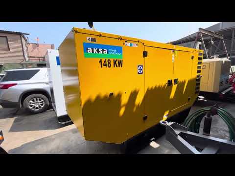 Grupo electrógeno Aksa 148 Kw motor John Deere generador Stamford