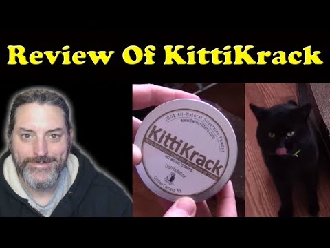 KittiKrack - My Cat's Hilarious First Experience with Silvervine Powder (Super Catnip)