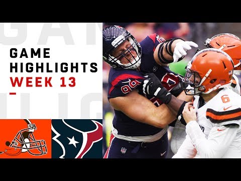 Browns vs. Texans Week 13 Highlights | NFL 2018