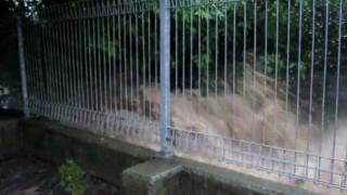 preview picture of video 'Nelson Flooding, New Zealand - Brook St Dairy - 14 December 2011'