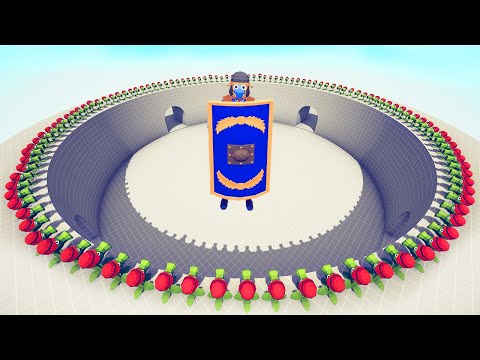 PEASHOOTER vs EVERY UNIT - No Escape#8 | TABS - Totally Accurate Battle Simulator