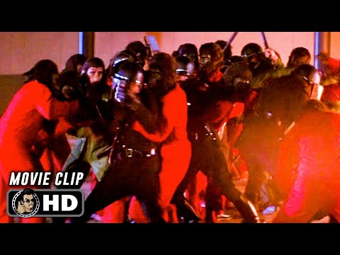 CONQUEST OF THE PLANET OF THE APES Clip - "Revolution" (1972)