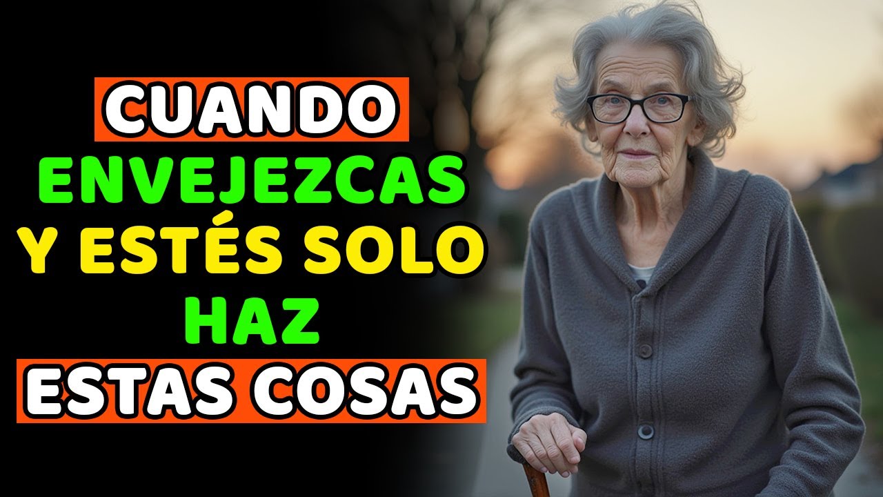 Cuando Envejezcas y Te Quedes Solo, Haz Estas Cosas | Consejo Sabio