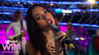 Olivia Rodrigo Performs Her Hit 'Deja Vu' At the 2022 Billboard Women In Music Awards