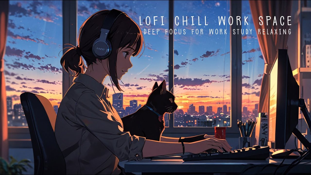 Chill Work Music lofi jazz📚 Lofi Deep Focus Work/Study Concentration [chill lo-fi hip hop beats]