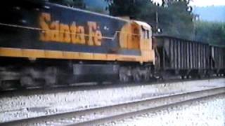 preview picture of video 'CSX Coal Train at Marmet'
