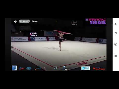 Anna KHUTSISHVILI GEORGIA - RIBBON AA - Internationaux de Thiais 2024