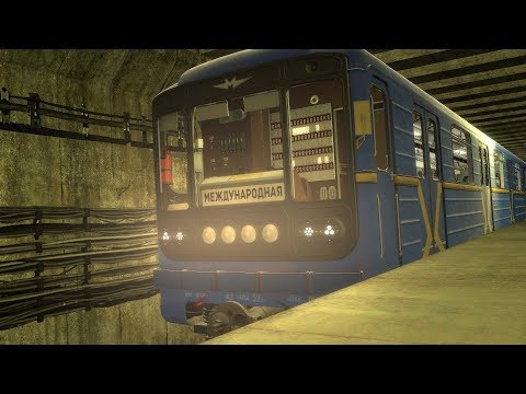 [Metrostroi]-Поездка на новой Киевской карте на линии СБЛ.