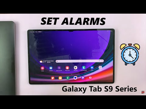 How To Set Alarm On Samsung Galaxy Tab S9 / S9 Ultra