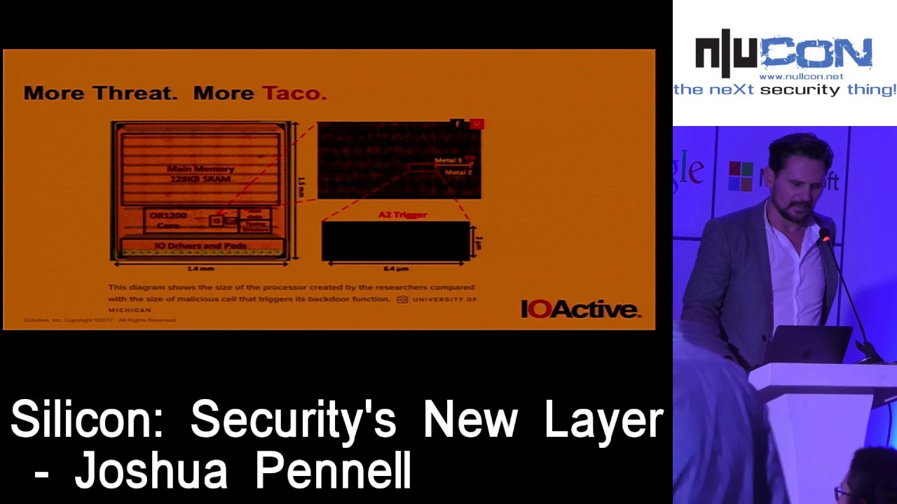 nullcon Goa 2017 - Silicon: Security's New Layer by Joshua Pennell