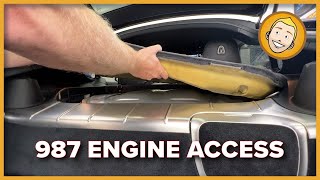 Porsche Cayman 987 Engine Access