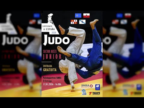 Tat 1 Fase Sector Oeste del Campeonato de España Junior  #Judo  El Entrego 2026