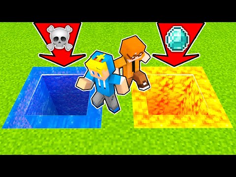 Non CADERE nel BUCO SBAGLIATO Su Minecraft!