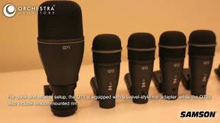 Video thumbnail for SAMSON DK705 - 5 Piece Drum Mic Kit by ORCHESTRA MEGASTORE