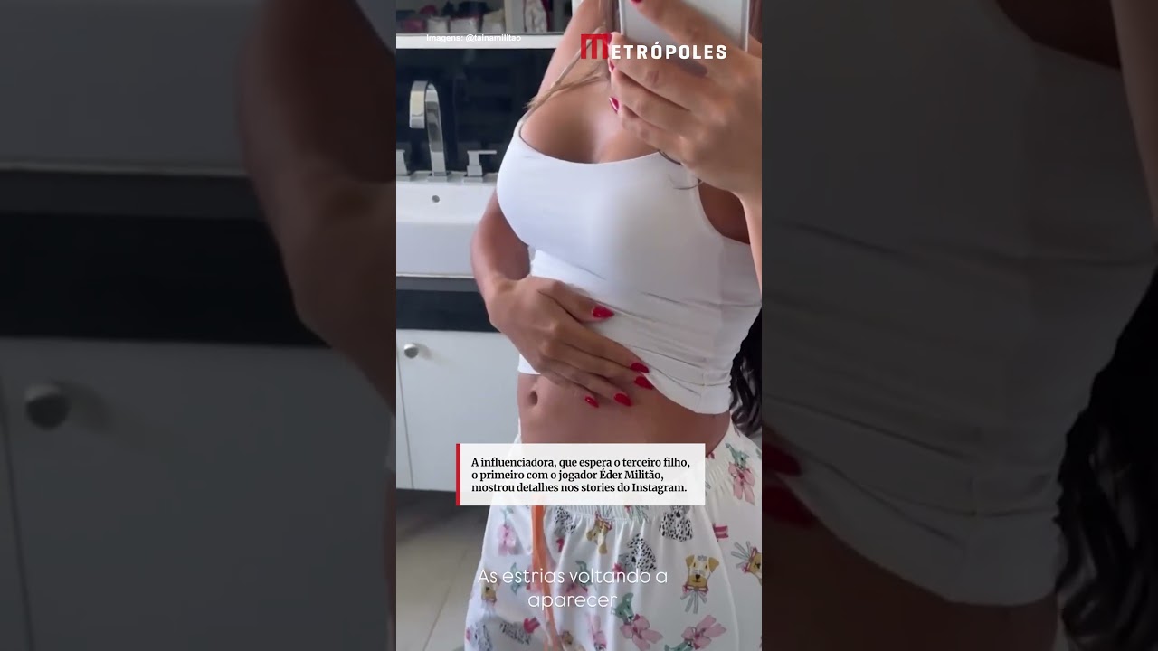 Tainá Militão mostra estrias da primeira gestação: "Não hidratava"