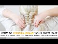 How To Fishtail Braid Your Own Hair Step By Step For Beginners 🌸Easy & Cute 5-minute Braid Hairstyle
