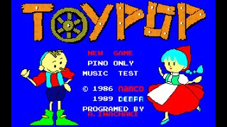 Sharp X1 Game: Toy Pop (1989 Namco / Dempa)