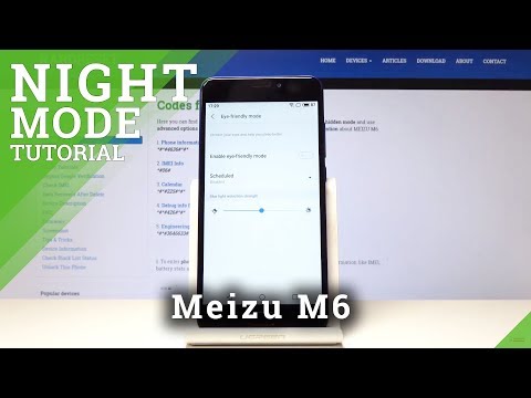 How to Activate Eye Friendly Mode in Meizu M6 - Blue Light Filter