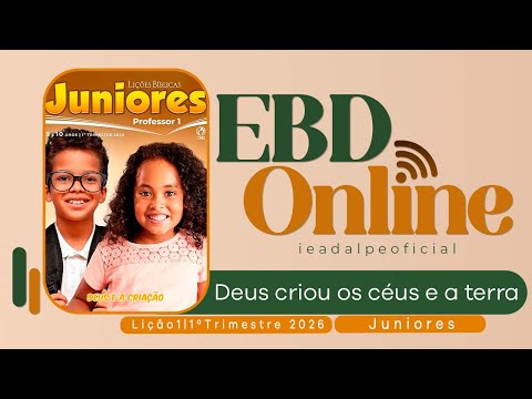 God created the heavens and the earth | Lesson 1 Juniors | Online Sunday School 1st Quarter 2026.