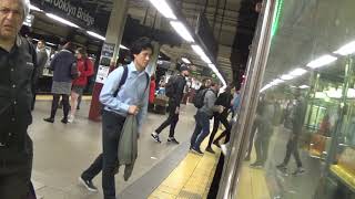 TrainCam: 6 Train Last Stop Brooklyn Bridge City Hall. Turnaround. Downtown to Uptown.