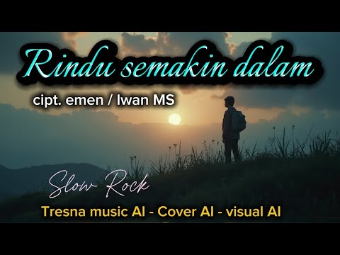 Rindu semakin dalam cipt. Emen/Iwan MS. cover AI. Visual AI.