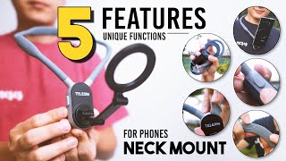 Hands-Free Mobile Filming Accessory | Telesin Magnetic Neck Mount