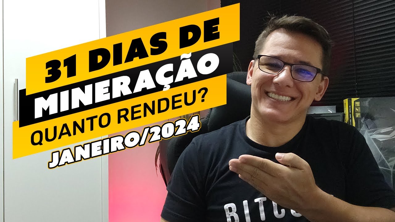 ⛏️💰 QUANTO GANHEI MINERANDO NO MÊS DE JANEIRO/2024 COM MINHAS RIGS - LUCRO OU PREJUÍZO?