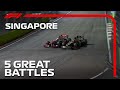 Five Stupendous Battles at the Singapore Grand Prix