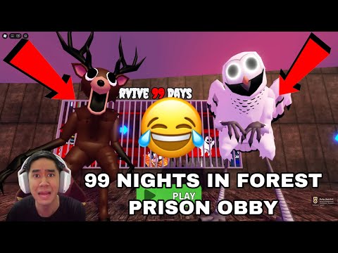 99 NIGHTS IN FOREST PRISON RUN OBBY 😈
