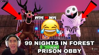 Download lagu 99 NIGHTS IN FOREST PRISON RUN OBBY 😈 mp3