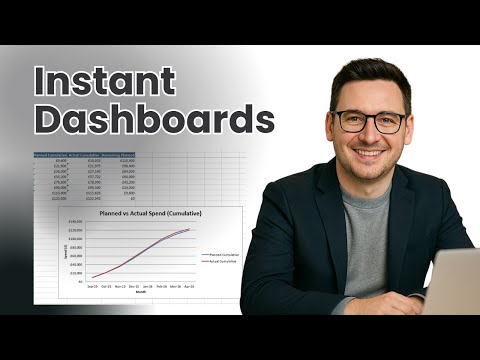 Build Any Project Dashboard in Excel with ChatGPT (FAST)