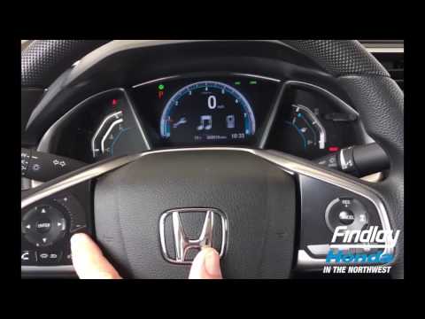 Tips & Hints   2016 Civic EXL #5   fingertip controls