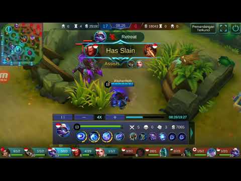 2 mage, 2 tank, 1 fighter Mobile Legends auto win