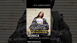 MONICA | NEVER CAN SAY GOODBYE (10K SUBSCRIBERS PLAYLIST) THANKS TO ALL MY SUBSCRIBERS 🙏🏾#monica