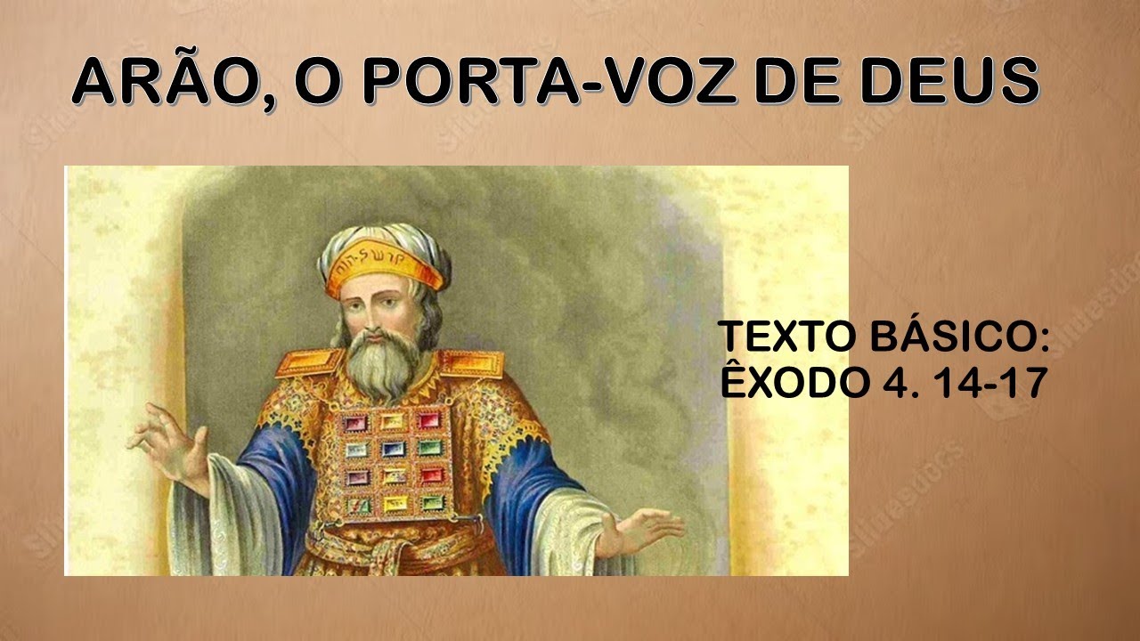 LIÇÃO 6  - ARÃO, O PORTA VOZ DE DEUS